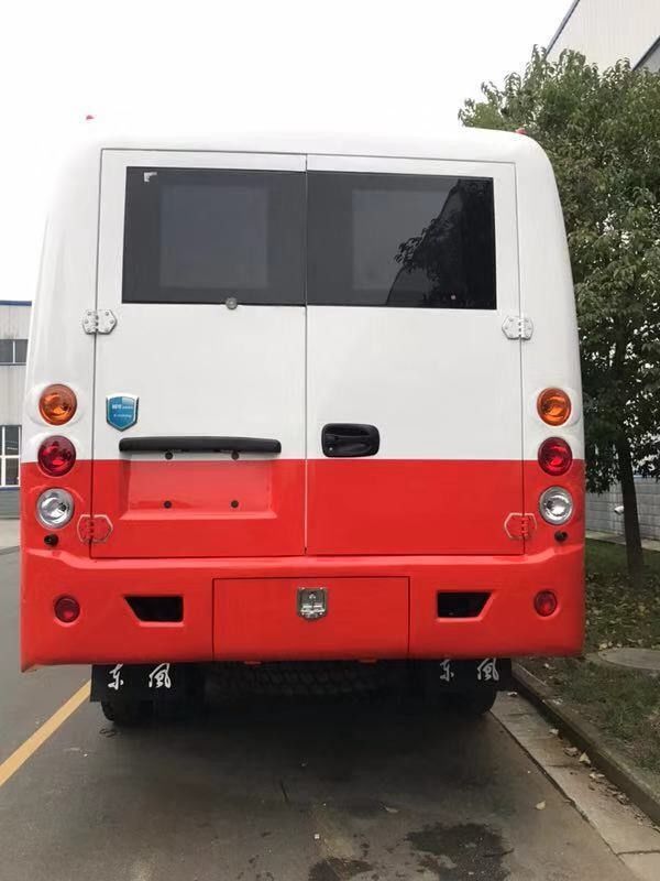 30 θέσεις 4X4 4WD Μεσαίου μεγέθους λεωφορείο διπλού κυκλώματος πλήρες φρένο αέρα και A / C Dongfeng EQ6750ZT