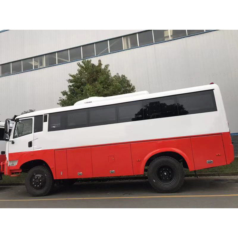 7.5 μέτρα μπροστινή μηχανή 29 θέσεις 4X4 Dongfeng Off-Road Coach λεωφορείο για την αγορά προτύπων