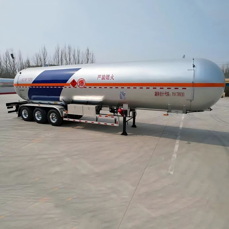 50m3 ημιπροσελήντη LPG για φορτηγά και μεγάλης χωρητικότητας εντός L11390mm * W2500mm * H3980mm