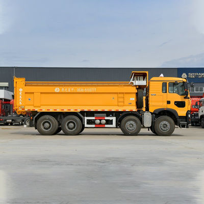 Howo 30ton 440hp 8x4 12 Wheeler χρησιμοποιημένο φορτηγό σκουπιδιών με συνολικό βάρος οχήματος 20-25T