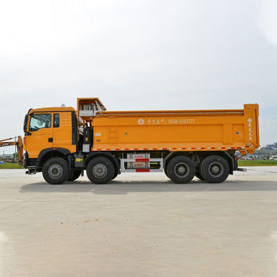 Howo 30ton 440hp 8x4 12 Wheeler χρησιμοποιημένο φορτηγό σκουπιδιών με συνολικό βάρος οχήματος 20-25T