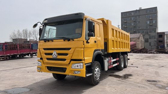 Φθηνό ανακαινισμένο Sinotruk Howo 375HP 6x4 φορτηγό με χειροκίνητη μετάδοση