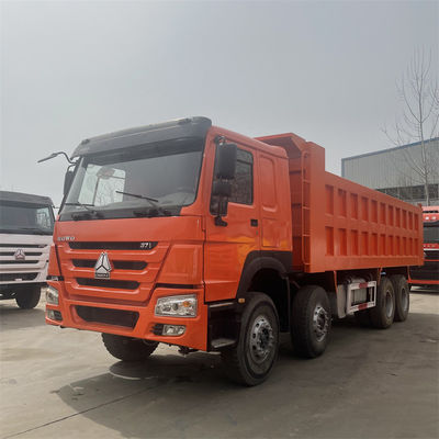 40 τόνων 12 ελαστικά Howo 8X4 336HP 371HP 420 HP μεταχειρισμένο φορτηγό με καταναλωτικό