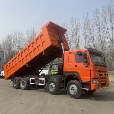 40 τόνων 12 ελαστικά Howo 8X4 336HP 371HP 420 HP μεταχειρισμένο φορτηγό με καταναλωτικό