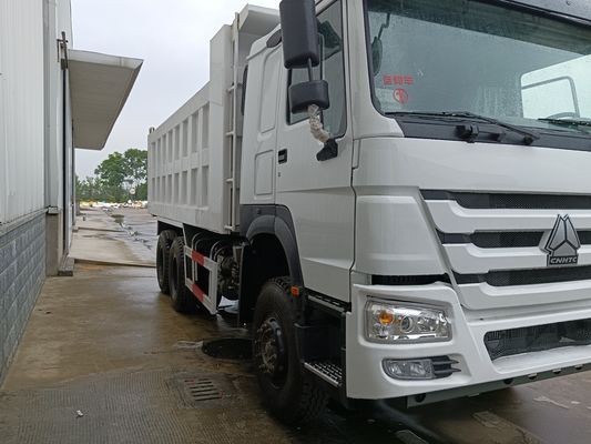 Τροχαίο τερματισμού απορριμμάτων Sino Howo 375HP Euro 3 Δεύτερο χειροκίνητο κίνημα για μεταφορά μηχανημάτων