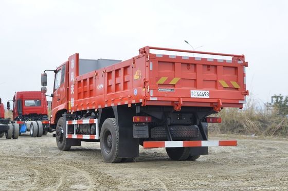 240HP Dongfeng Dump Truck 4x2 αριστερό χειριστήριο 2 επιβάτες τέλεια για κατασκευή