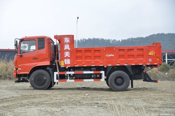 240HP Dongfeng Dump Truck 4x2 αριστερό χειριστήριο 2 επιβάτες τέλεια για κατασκευή