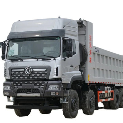 Κατασκευή 8x4 Dongfeng Dump Truck Euro 3 Πρότυπο εκπομπών 11775*2550*3600mm Διαστάσεις