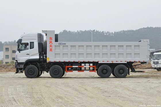 Κατασκευή 8x4 Dongfeng Dump Truck Euro 3 Πρότυπο εκπομπών 11775*2550*3600mm Διαστάσεις
