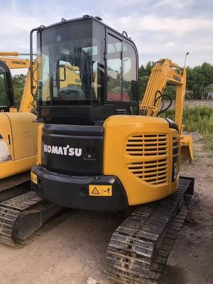 5 τόνων Χρησιμοποιούμενος εξορυκτής PC55 Komatsu σε καλή κατάσταση και με άλλη υδραυλική βαλβίδα
