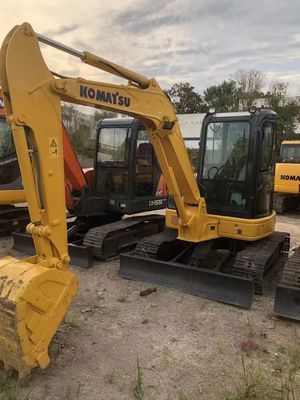5 τόνων Χρησιμοποιούμενος εξορυκτής PC55 Komatsu σε καλή κατάσταση και με άλλη υδραυλική βαλβίδα