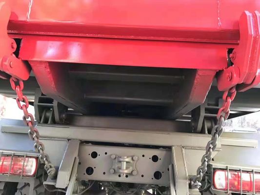 HOWO 6x4 371hp 30 τόνων Red Tipper Truck Dump Truck με WEICHAI κινητήρα και 3 επιβάτες