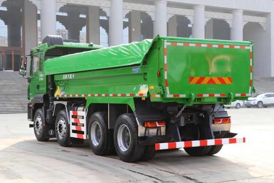 6x4 400HP Shacman Dump Truck με χωρητικότητα κινητήρα 8L και 12.00R20 ελαστικά 18PR