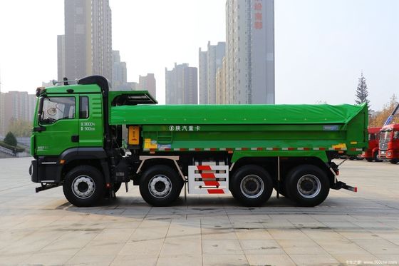 6x4 400HP Shacman Dump Truck με χωρητικότητα κινητήρα 8L και 12.00R20 ελαστικά 18PR