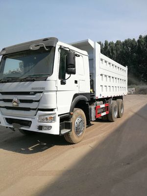 Κανονικό κάθισμα οδηγού βαρύ φορτηγό Sino Sinotruk Howo 371hp 6x4 8x4 Tipper χρησιμοποιημένα φορτηγά σκουπιδιών