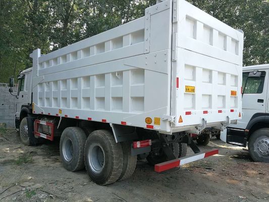 Κανονικό κάθισμα οδηγού βαρύ φορτηγό Sino Sinotruk Howo 371hp 6x4 8x4 Tipper χρησιμοποιημένα φορτηγά σκουπιδιών