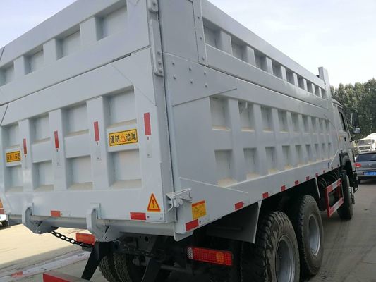 Κανονικό κάθισμα οδηγού βαρύ φορτηγό Sino Sinotruk Howo 371hp 6x4 8x4 Tipper χρησιμοποιημένα φορτηγά σκουπιδιών
