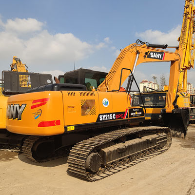 Αρχικός κινητήρας 21,5 τόνων Sany SY215 Crawler Excavator Χρησιμοποιούμενος Sany215 Excavator