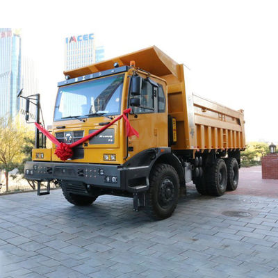 Χρησιμοποιημένο φορτηγό απορριμμάτων 6X4 Υδραυλικό φορτηγό εξόρυξης με πίσω κάμερα 360° και τύπο καυσίμου ντίζελ