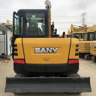Χρησιμοποιούμενη εκσκαφέας Sany SY55C Pro με πρωτότυπη μηχανή και βάρος μηχανής 5780 KG