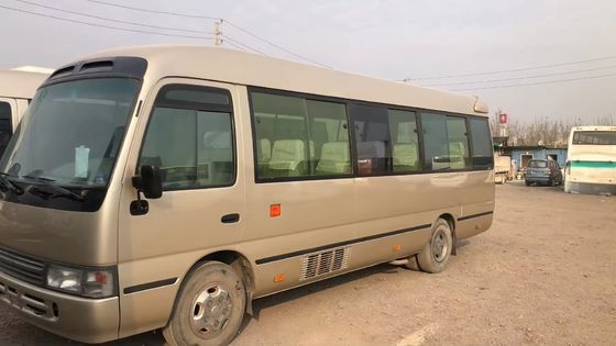 19-30 θέσεις Αριστερόχειρας οδηγήτης Toyota Coaster Bus με πρότυπο εκπομπών Euro 3 και μεταχειρισμένο