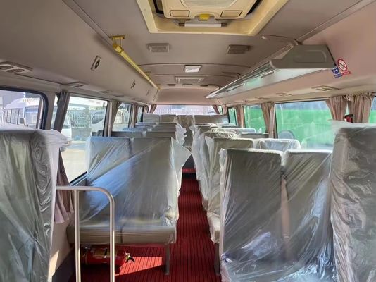 19-30 θέσεις Αριστερόχειρας οδηγήτης Toyota Coaster Bus με πρότυπο εκπομπών Euro 3 και μεταχειρισμένο