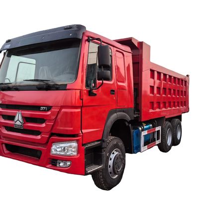 Καύσιμα 371HP Χρησιμοποιούμενα φορτηγά απορριμμάτων 25 τόνων Sinotruk HOWO 6*4 φορτηγά για το χτίσιμο ορυχείων