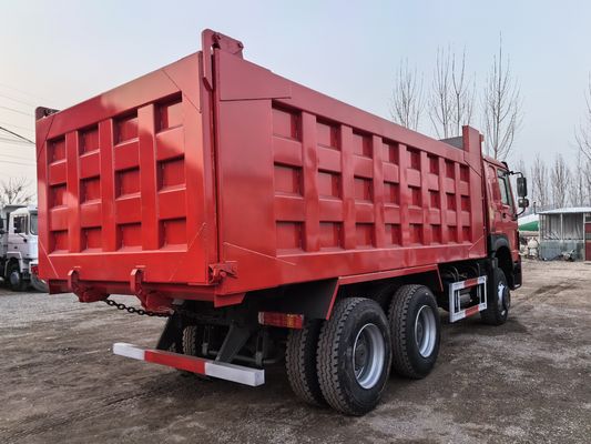 Καύσιμα 371HP Χρησιμοποιούμενα φορτηγά απορριμμάτων 25 τόνων Sinotruk HOWO 6*4 φορτηγά για το χτίσιμο ορυχείων