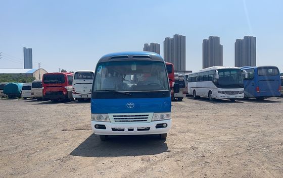 7005*2040*2785mm άνετο στυλ μεταχειρισμένο Toyota Coaster 30 θέσεων λεωφορείο με κινητήρα ντίζελ