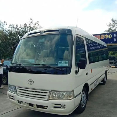 Απαιτήσεις του πελάτη 30 θέσεις Toyota Coaster Βαν Αριστερό χειροκίνητο Τουριστικό λεωφορείο πολυτελείας