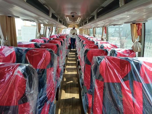 Μπροστά/πίσω πεδίο κυκλοφορίας mm 1750/1586 Προσαρμόστε πολυτελές λεωφορείο 50 θέσεων χρησιμοποιημένο λεωφορείο αριστερόχειρας