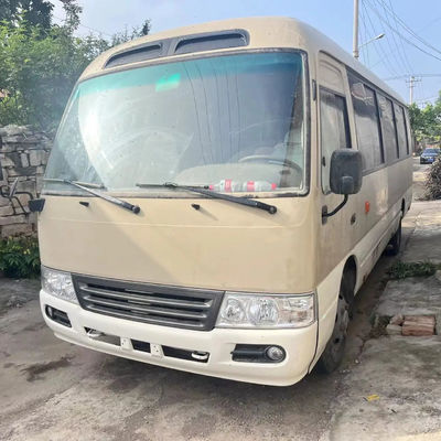 Φθηνό Toyota Coaster 30 θέσεων λεωφορείο Αριστερό Χρησιμοποιούμενο μοντέλο 2020 με χωρητικότητα κινητήρα 4L