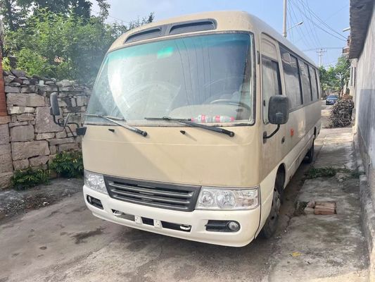 30 θέσεις Toyota Coaster Diesel λεωφορείο με κινητήρα χωρητικότητας 4L και χειροκίνητη μετάδοση