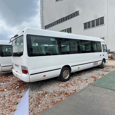 Δεύτερο χέρι τουριστικό λεωφορείο πολυτελείας 2023 Toyo ta Coaster 30 θέσεων LHD RHD κινητήρας ντίζελ
