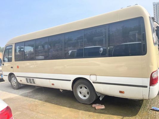 Αριστερή οδήγηση 30 θέσεις Toyota Coaster λεωφορείο 7005 * 2040 * 2785mm Διαστάσεις προσιτό