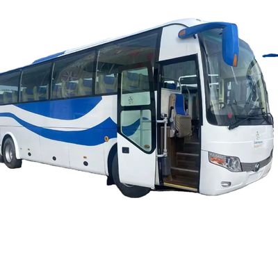 Δυνατό 50-60 θέσεις μεταχειρισμένο λεωφορείο με εμπρός δίσκο πίσω φρένα τύμπανο και AWD κίνηση