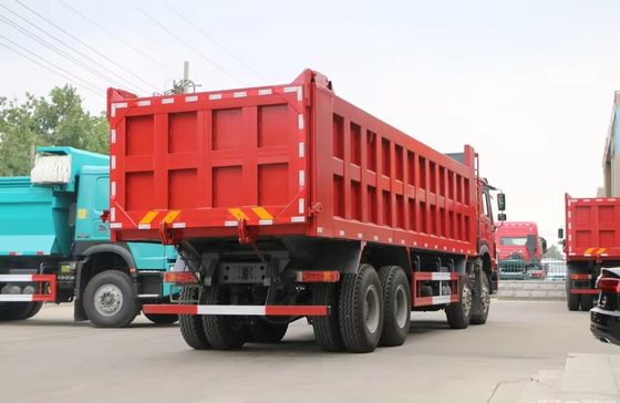 Howo 8x4 12 τροχών χρησιμοποιημένο φορτηγό 40 τόνων 380 hp βαρύ φορτηγό με αριστερό τιμόνι