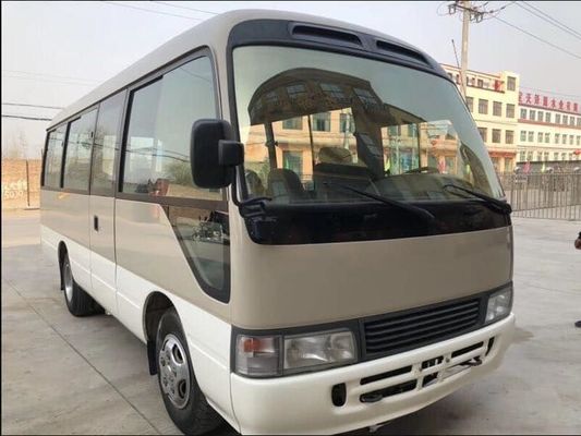 Μέγιστη ροπή 340Nm/rpm Ντίζελ 29 θέσεις Χρησιμοποιημένα λεωφορεία Toyota Coaster με δεξαμενή πετρελαίου 300L