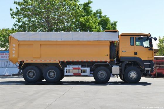 Τομέας βαρέων φορτηγών Sinotruk 371hp Χρησιμοποιούμενο φορτηγό απορριμμάτων 8*4 φορτηγό τύπας για όφελος
